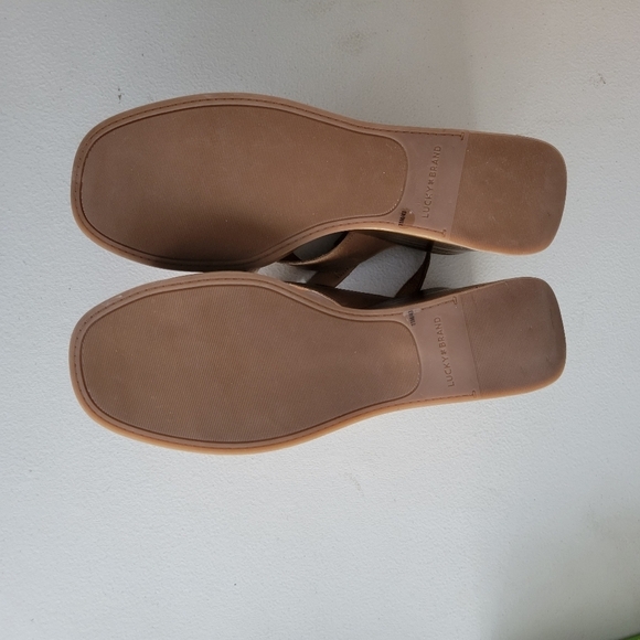 Lucky Brand Women's Boho Delaynee Platform Slingback Wedge Sandals Size 11 - Picture 3 of 8